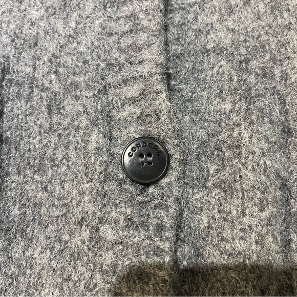 SOLD - CORDERA BABY ALPACA POLO JACKET IN GREY - Picture 3 of 6
